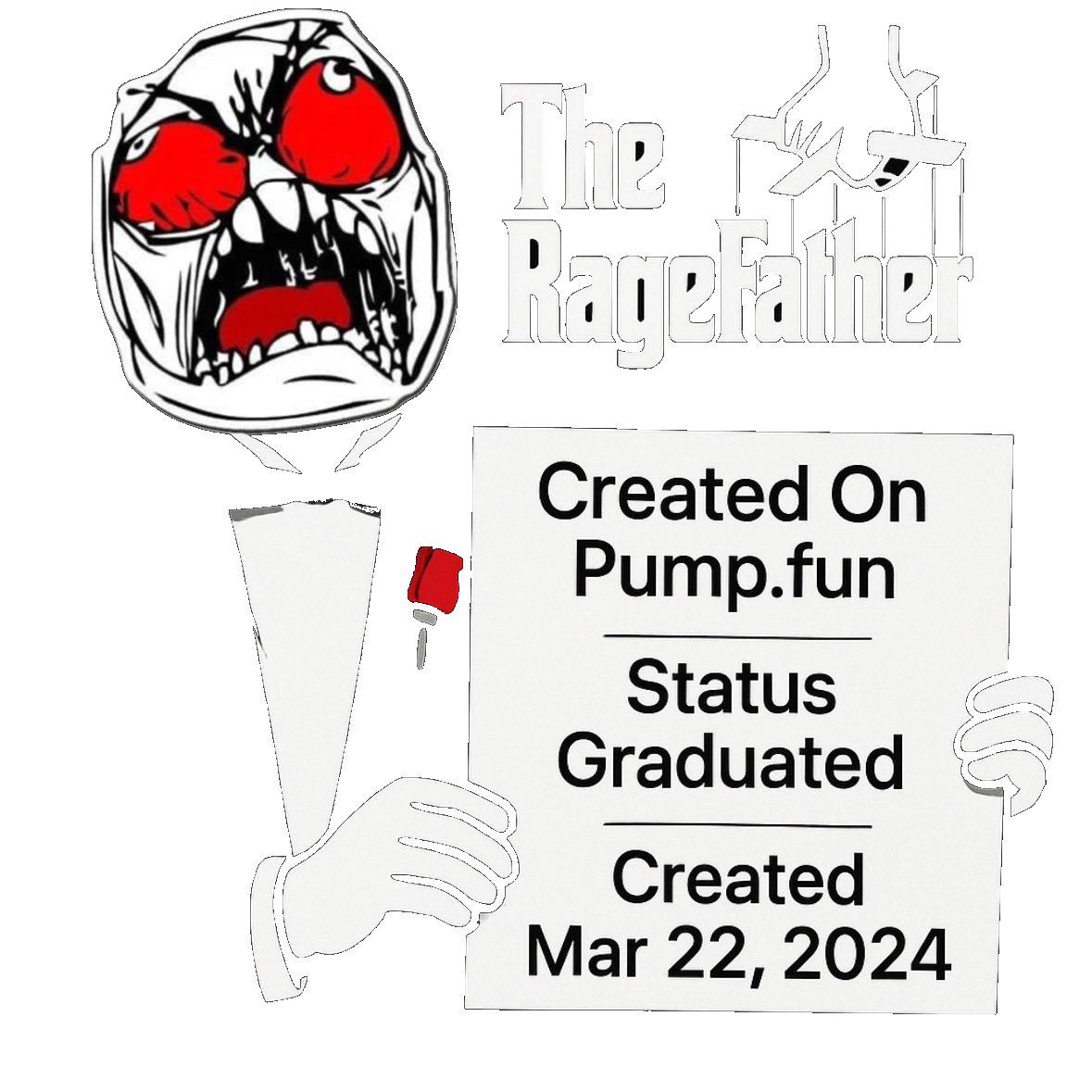 The RageFather — created on Pump.fun, status graduated, Mar 22 2024